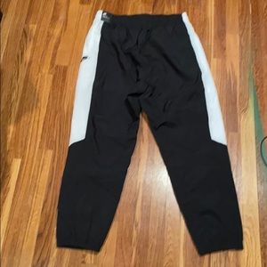 Nike, lose fit, black and white pants